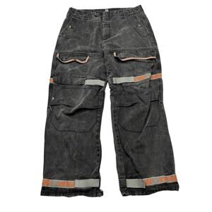 Marithe Francois Girbaud MFG Baggy Jeans Shuttle Tape Wide Leg Mens 36x31 Cargo